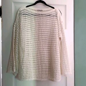 Saks fifth Avenue crochet cover up top